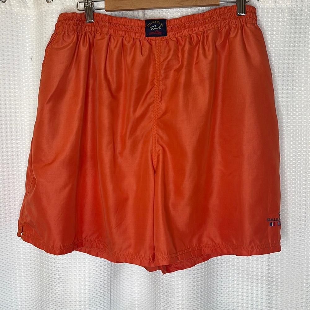 Paul & Shark Yachting Swim Trunks Bathing Suit Mesh Lining Drawstring Sz 2X